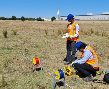 SOIL RESISTIVITY MEASUREMENT - PHOTO 1